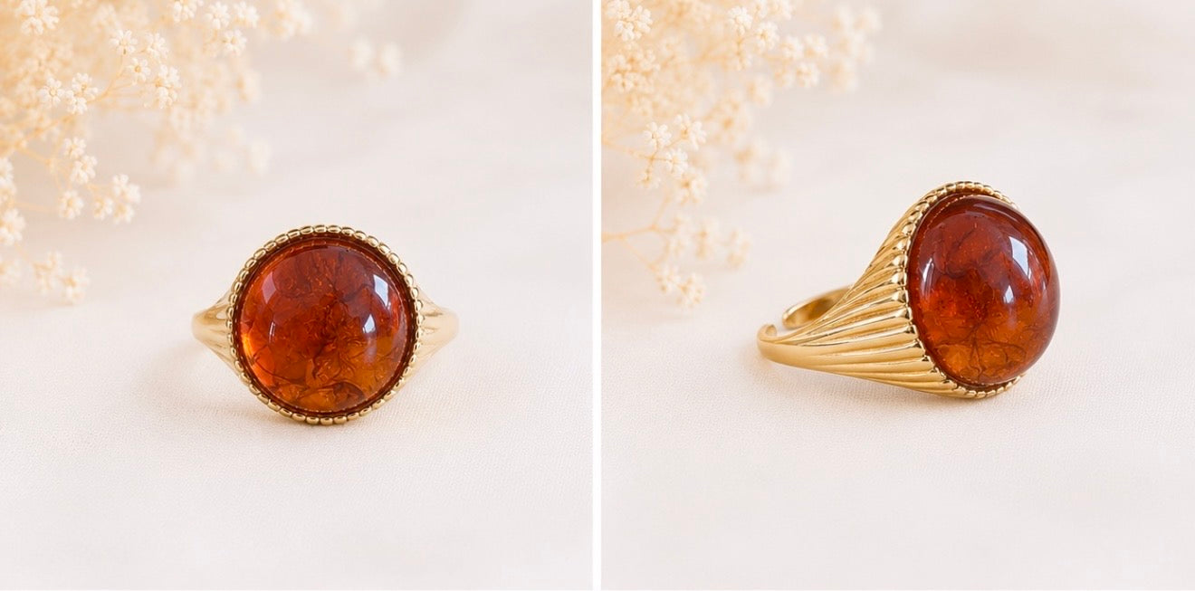 Bague Ambre