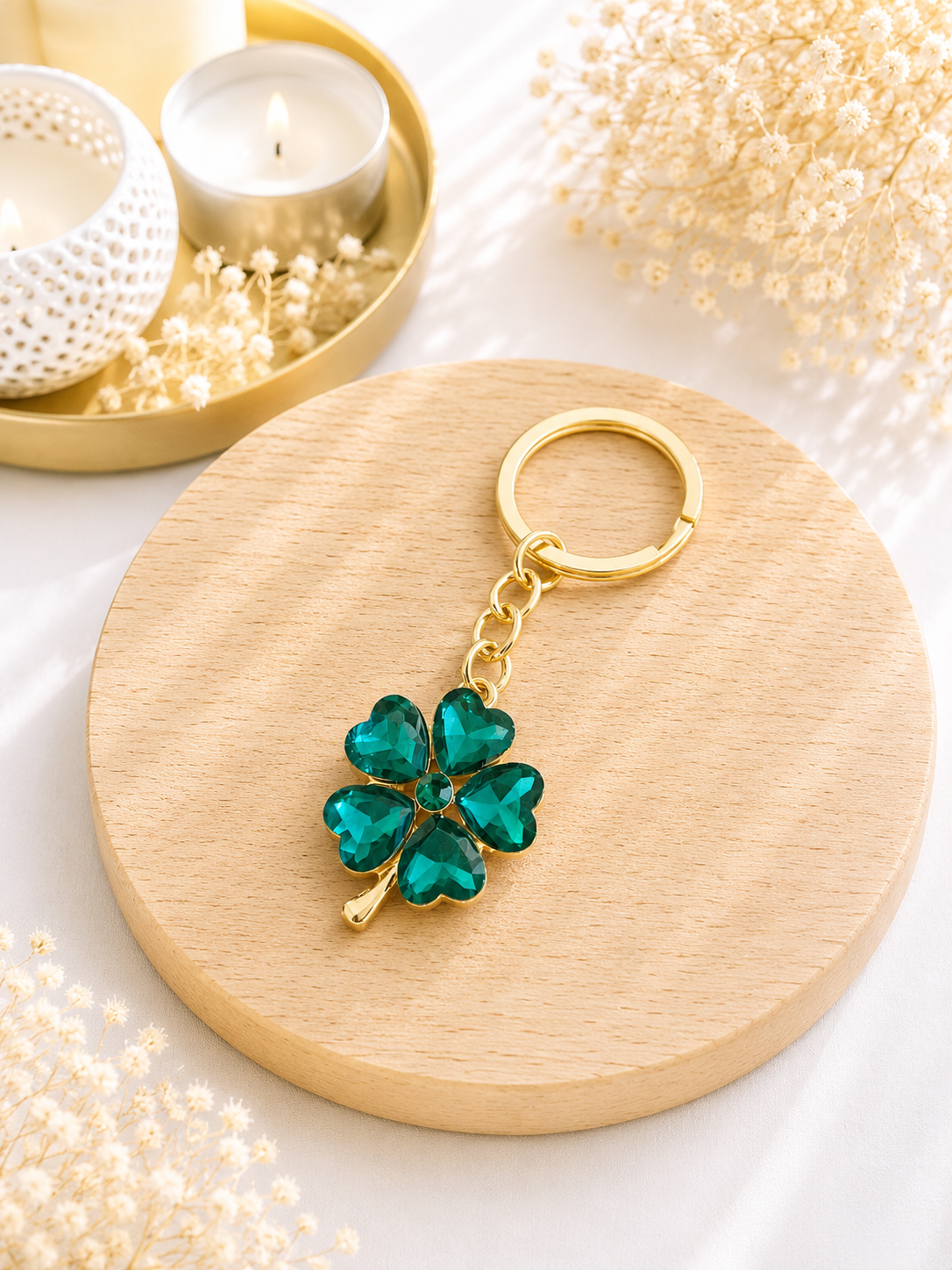 Porte clé porte bonheur 💚