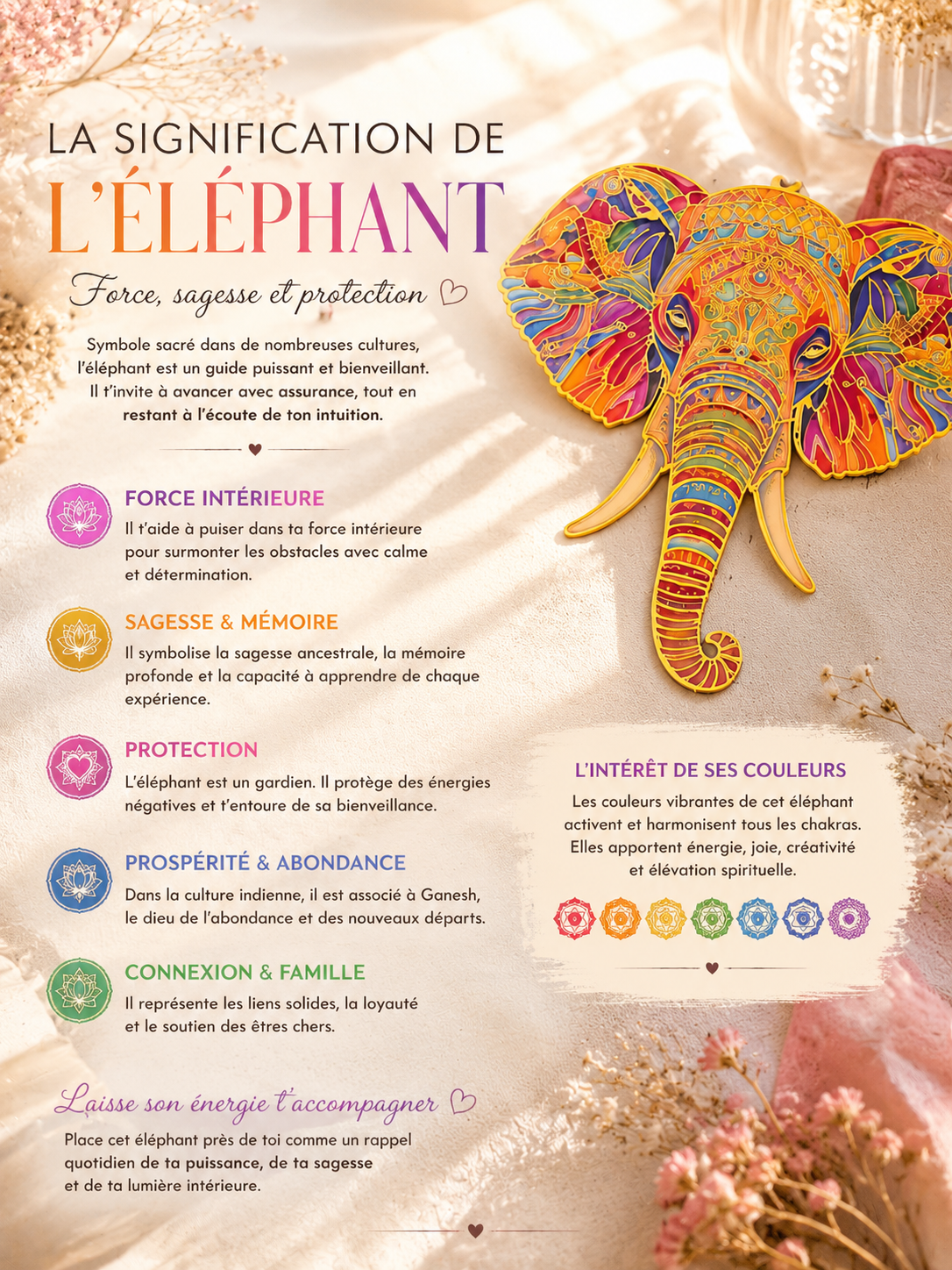 Marque Page Éléphant 🧡