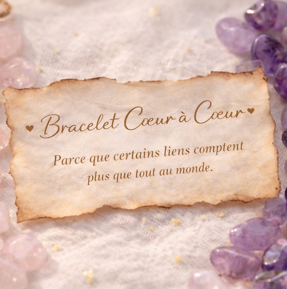 Bracelet cœur à coeur 💕