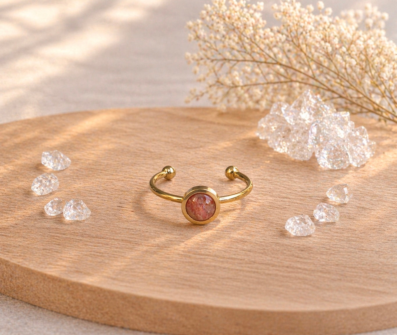 Bague Iris : Pierre de soleil