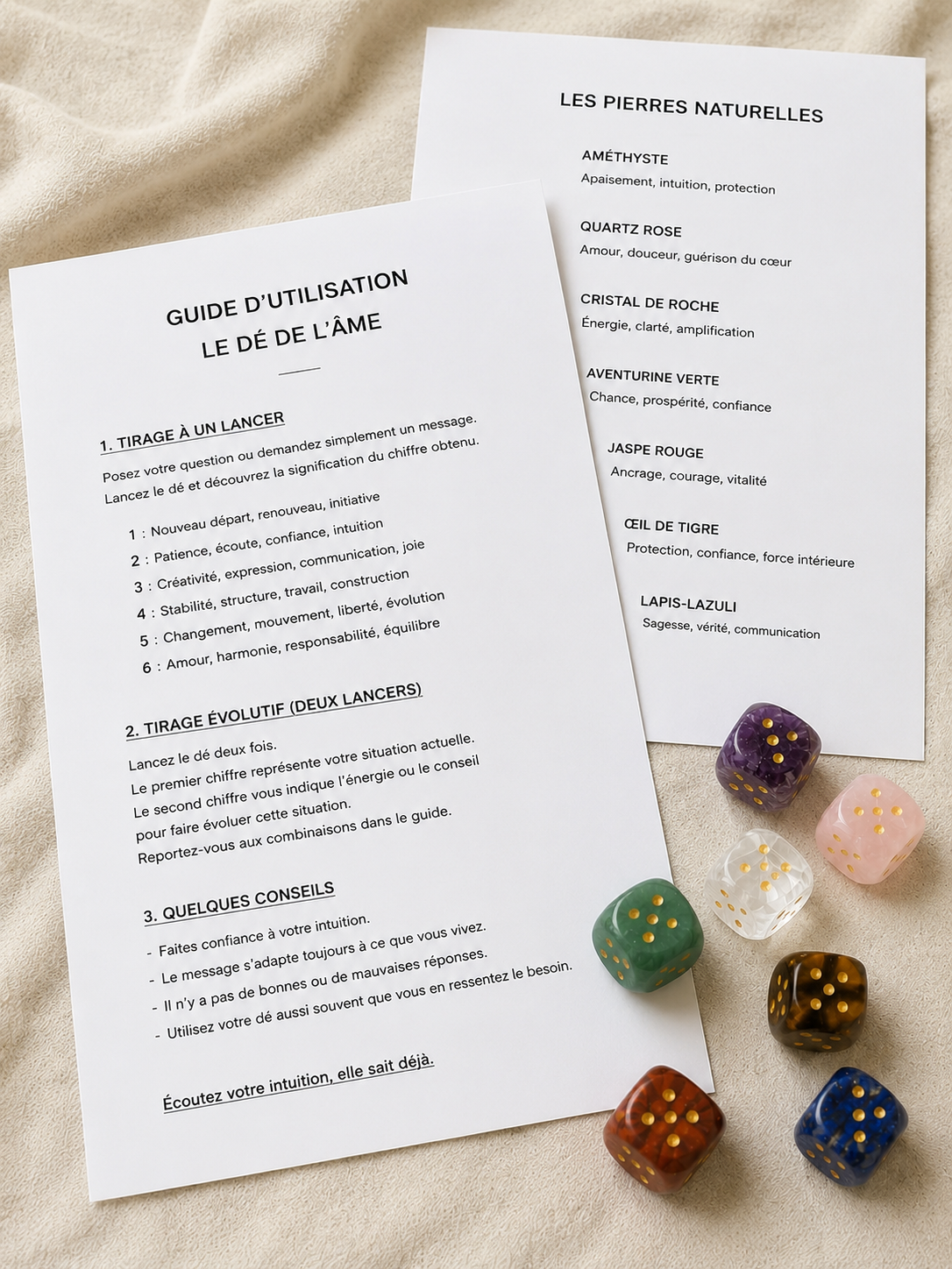 Le dé de l’âme