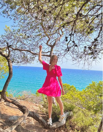 Robe Georgia fushia 🇺🇸💕