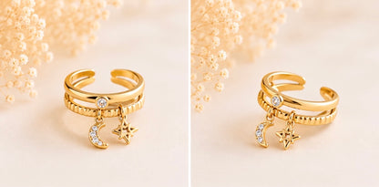 Bague Nuit étoilée ✨