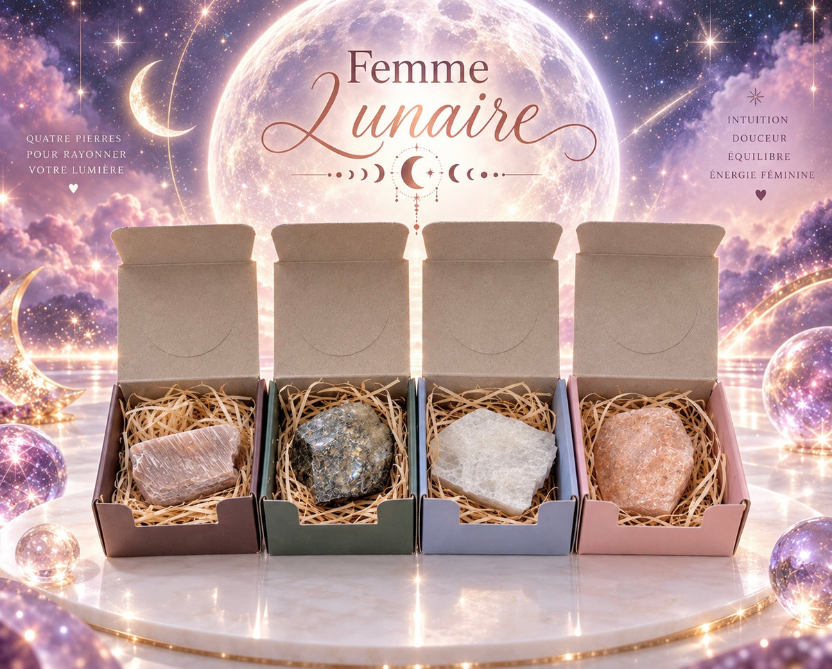 Coffret Femme Lunaire 🌙 Quand la protection rencontre l’intution