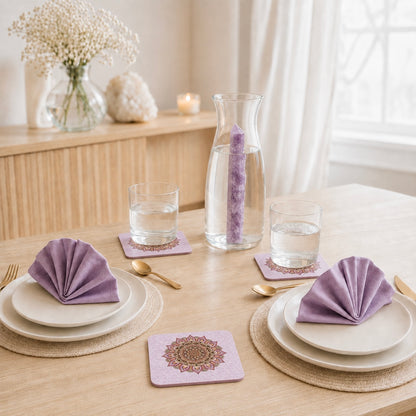 Dessous de verre Mandala violet 😍