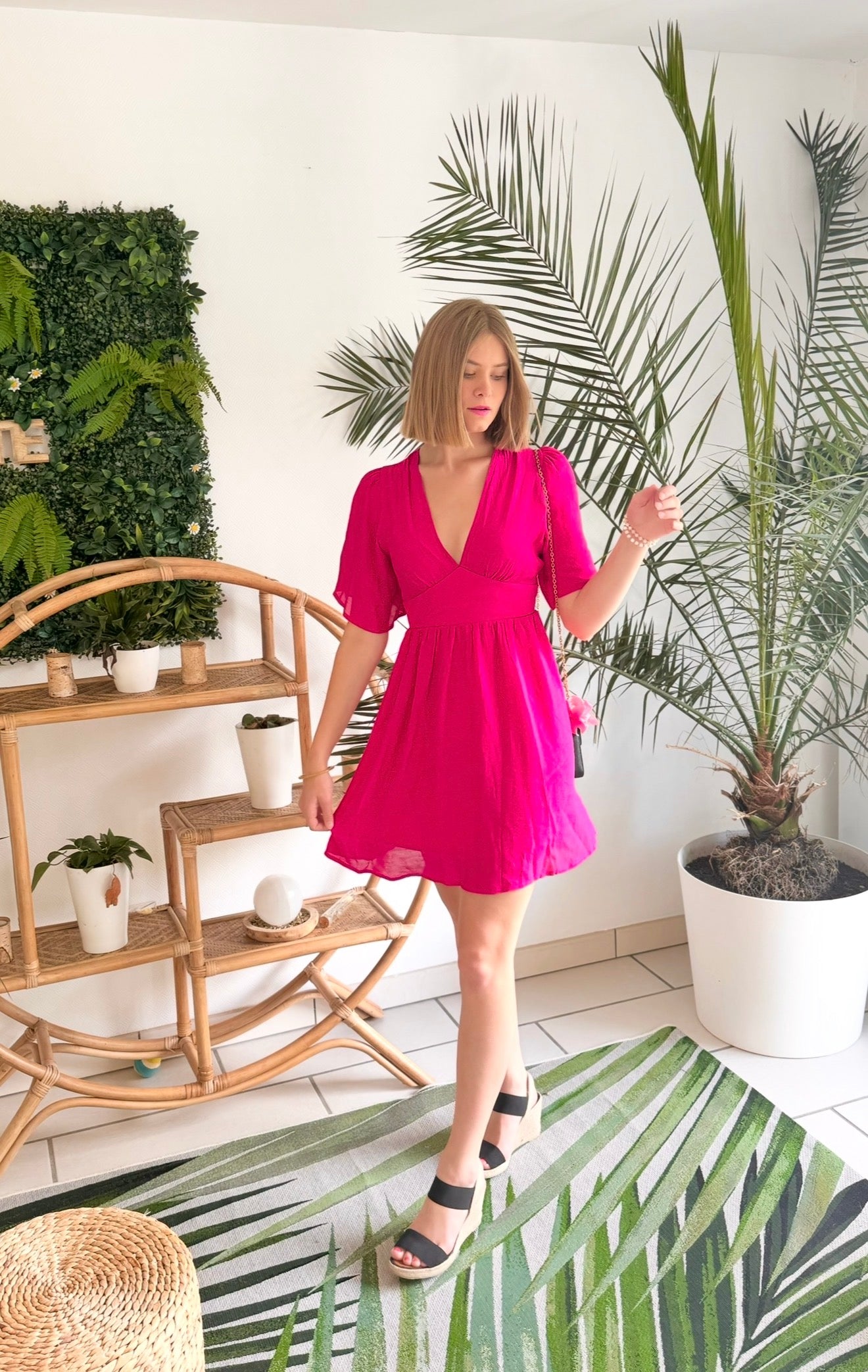 Robe Georgia fushia 🇺🇸💕