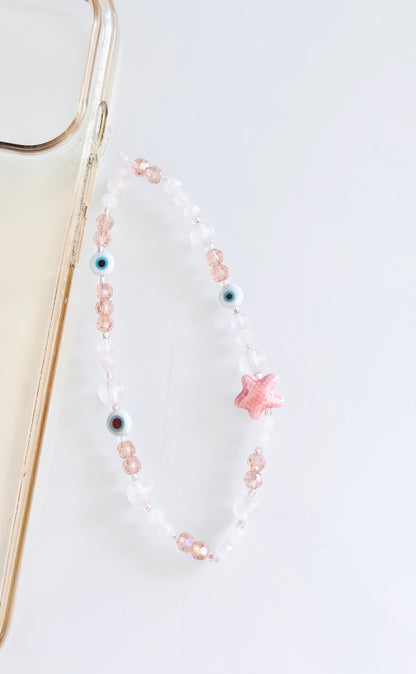 Bijoux de téléphone e Quartz rose 💕