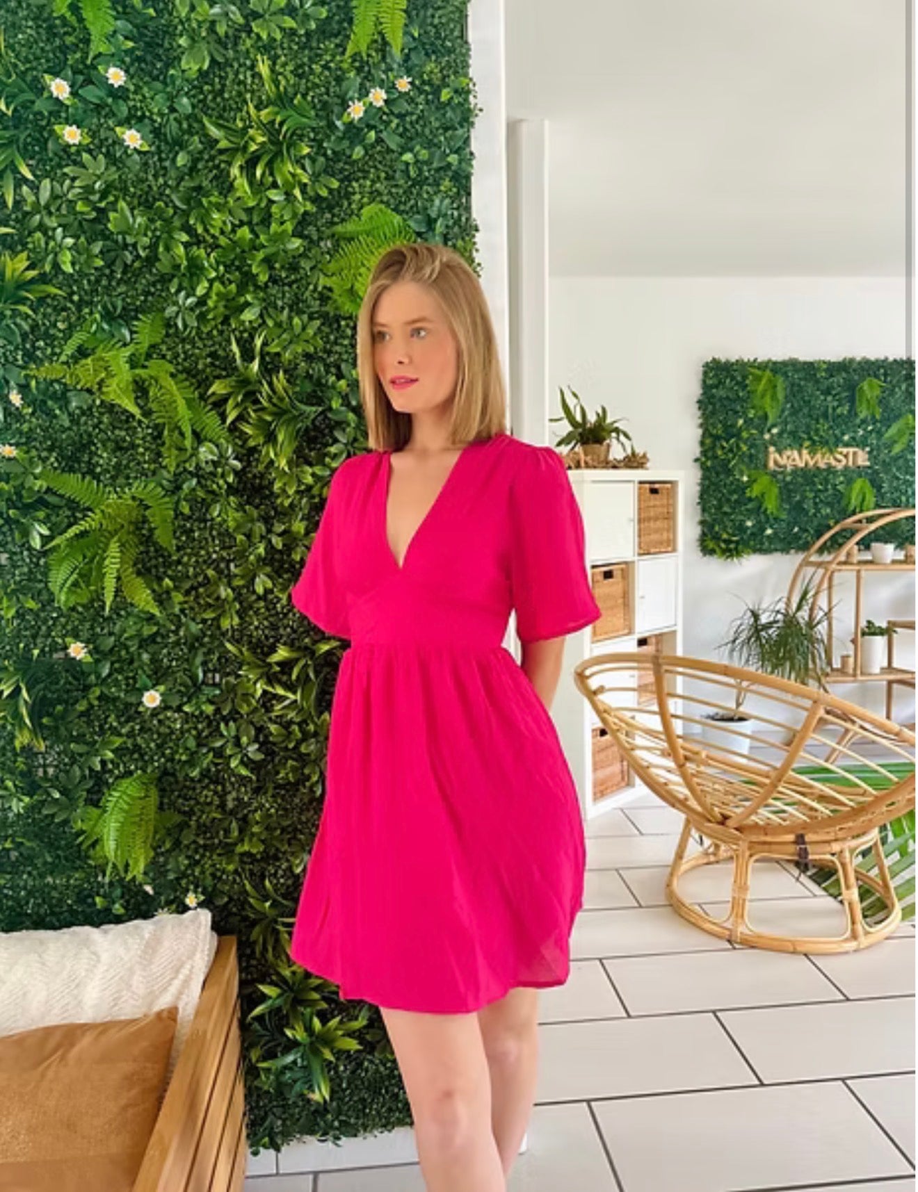 Robe Georgia fushia 🇺🇸💕