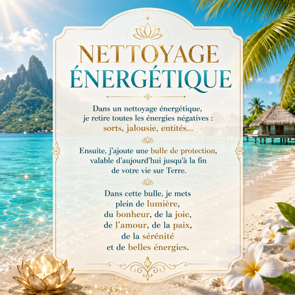 Nettoyage et protection énergétique ✨