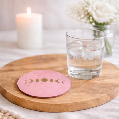 Dessous de verre phase de lune rose 😍