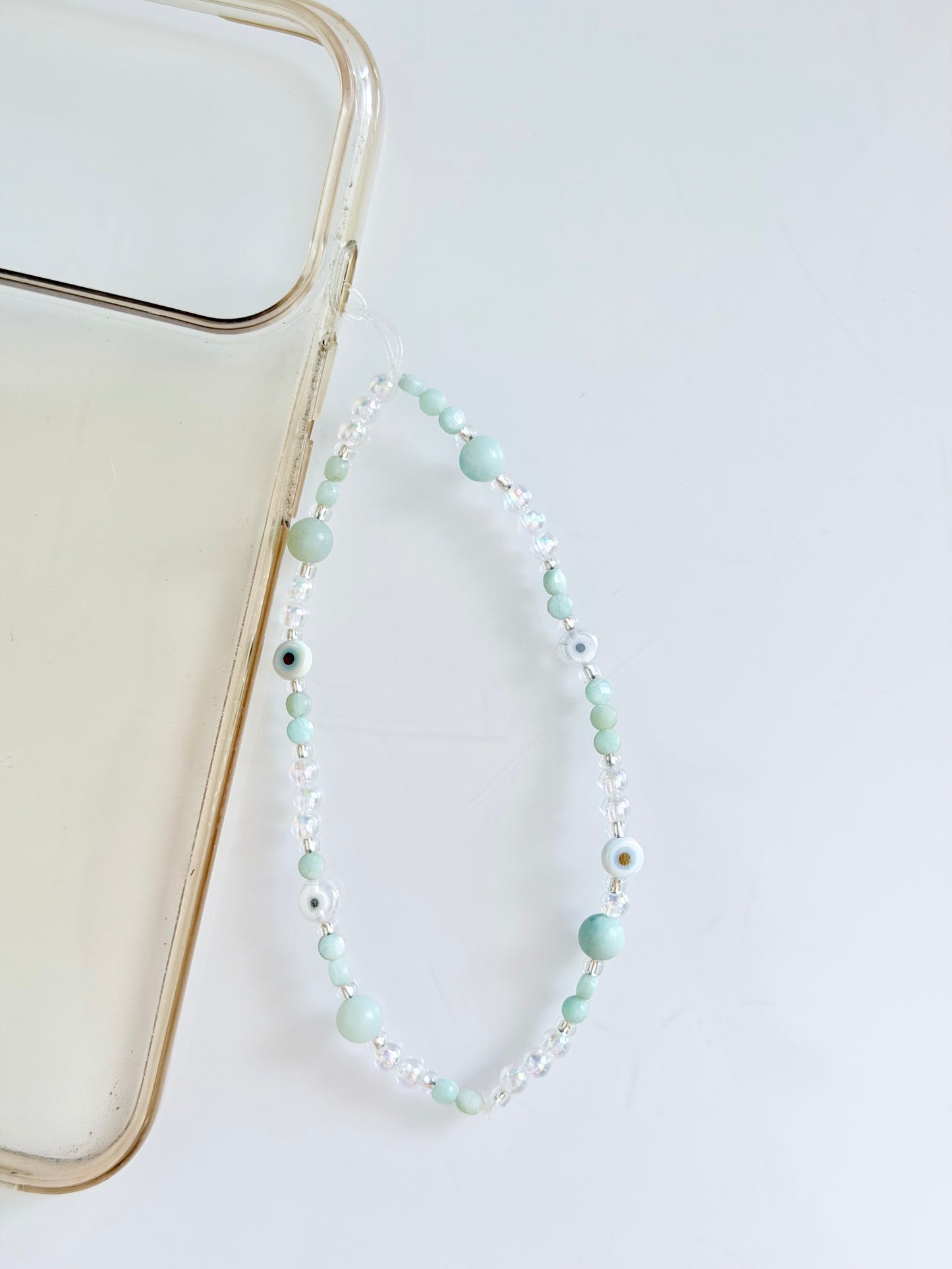 Bijoux de téléphone en amazonite 🩵
