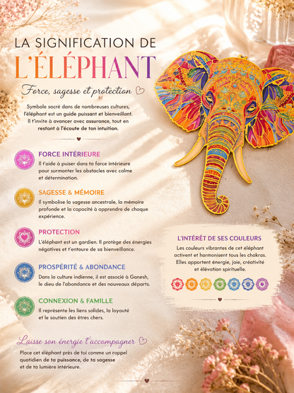 Marque Page Éléphant 🧡