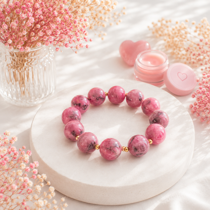 «  Baume pour le cœur » la Rhodochrosite du Brésil 🇧🇷 💕
