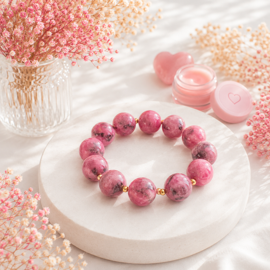 «  Baume pour le cœur » la Rhodochrosite du Brésil 🇧🇷 💕