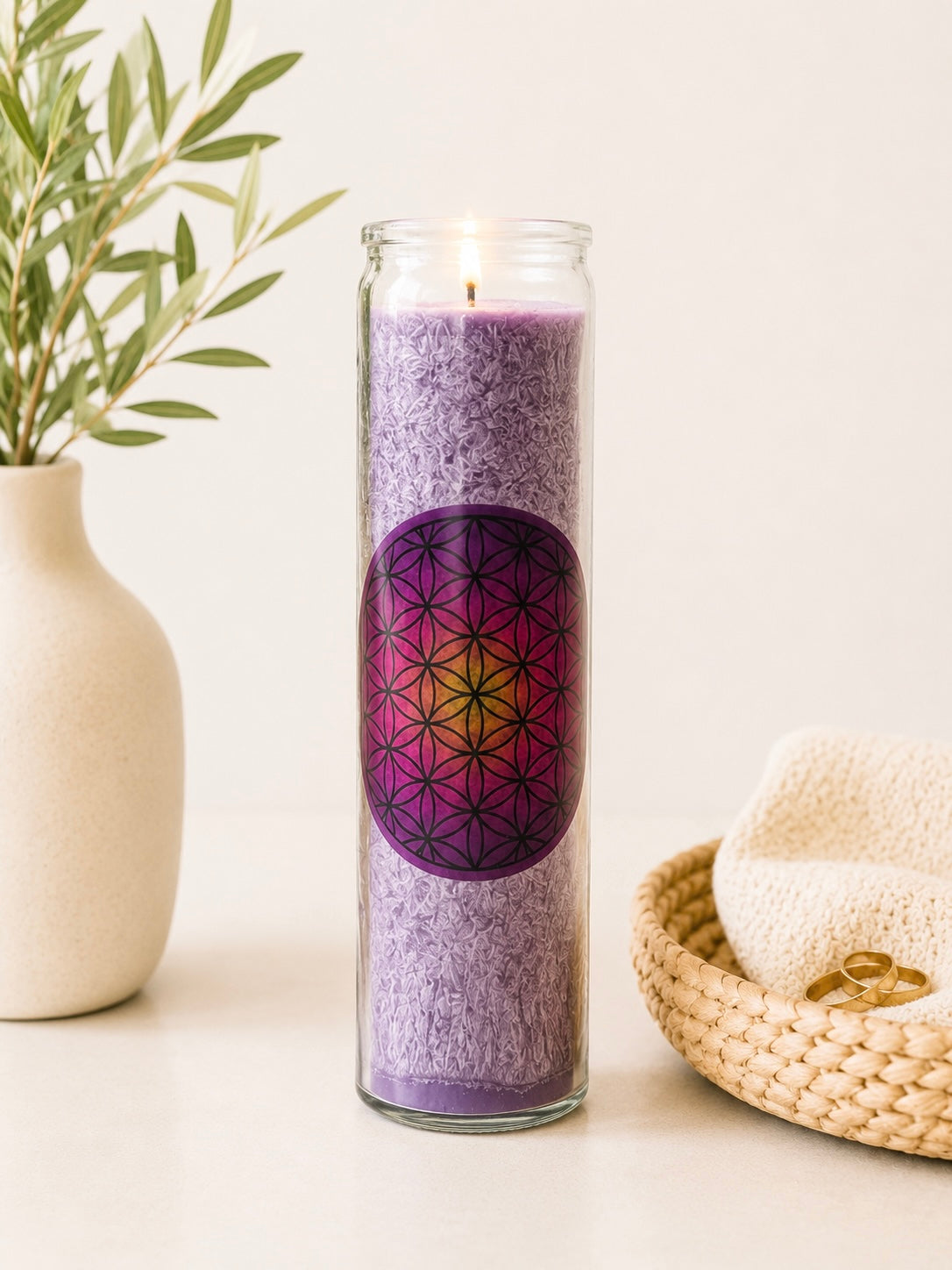 Bougie Aura 100h de combustion 💜