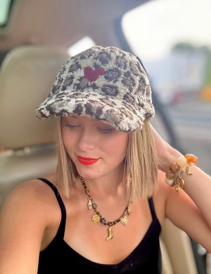 Casquette polaire Léopard
