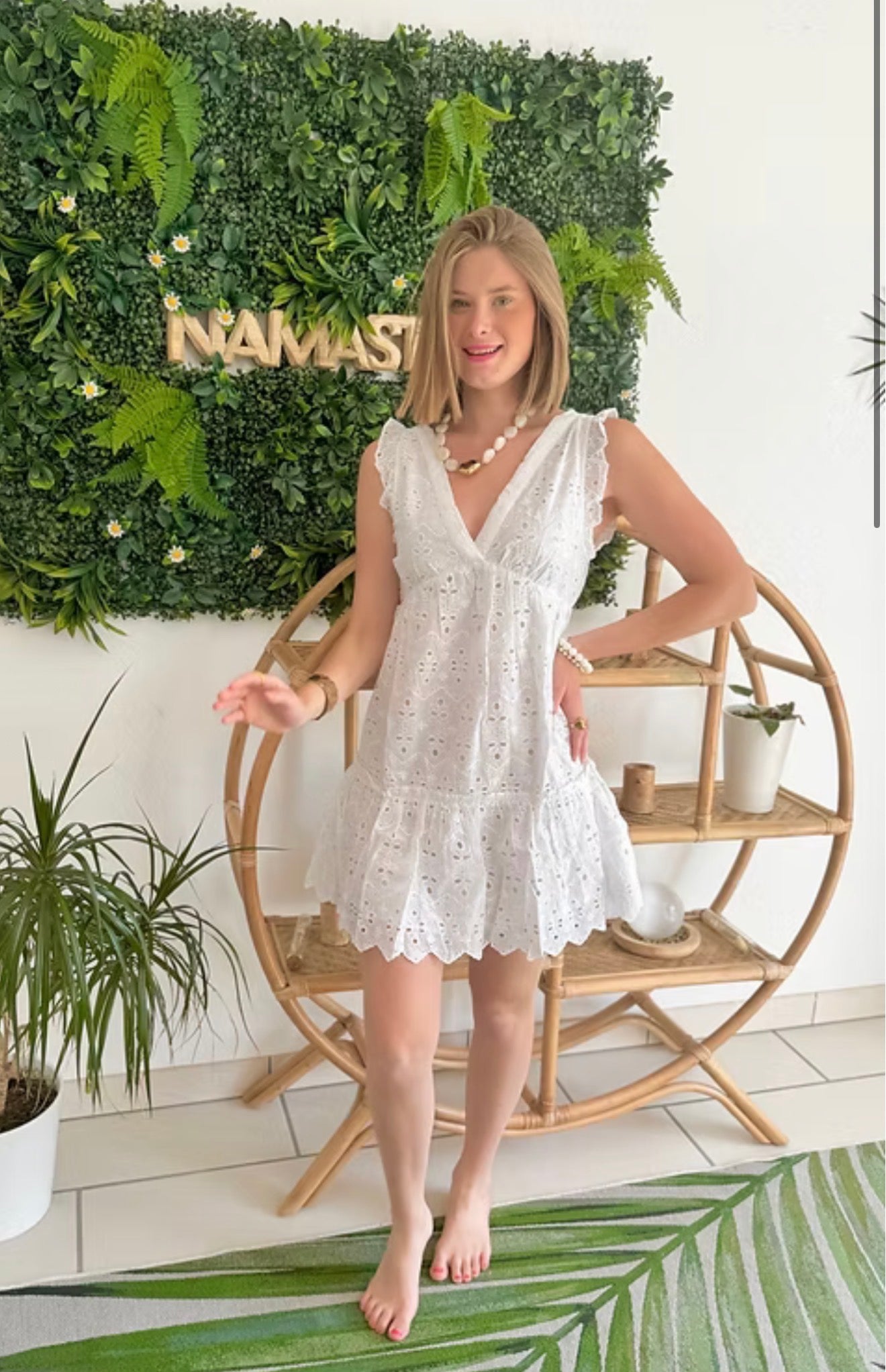 Robe Santorini blanche 🤍