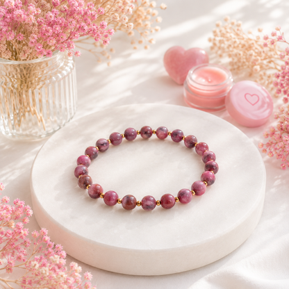 «  Baume pour le cœur » la Rhodochrosite du Brésil 🇧🇷 💕