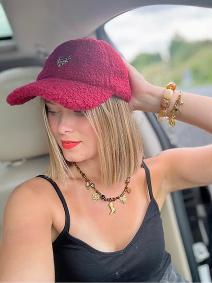Casquette Polaire bordeaux