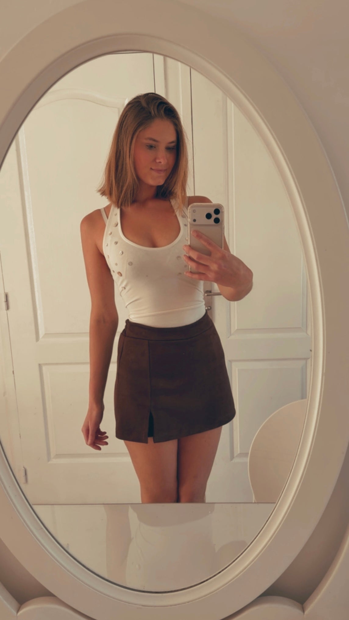 Jupe Short Sydney marron