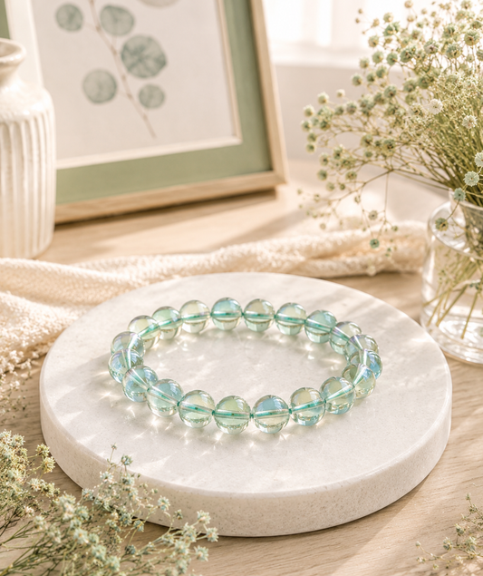 Aqua aura vert