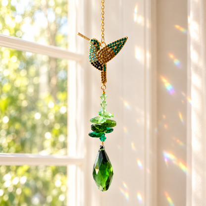 Colibri Aventurine et Citrine 💚