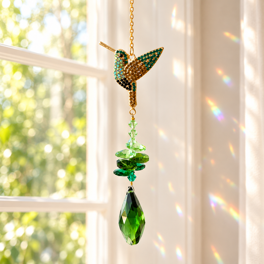 Colibri Aventurine et Citrine 💚