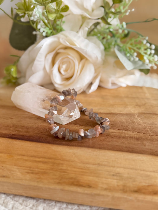 Bracelet Pierre de soleil noir ☀️