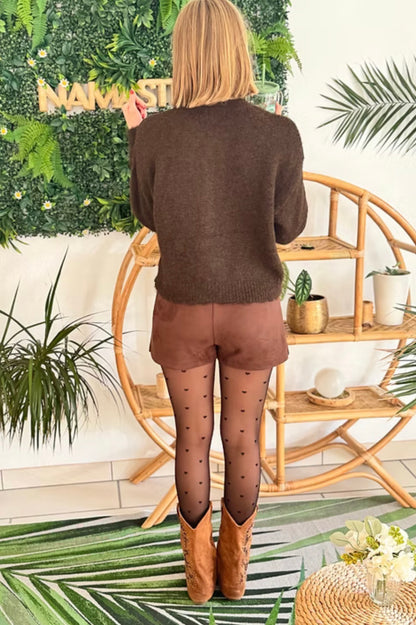 Jupe Short Sydney marron