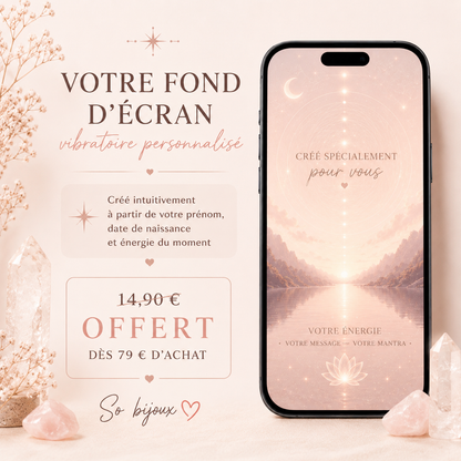 🎁 Offert pour 79 euros d’achat. Fond d’écran créé intuitivement pour vous ✨