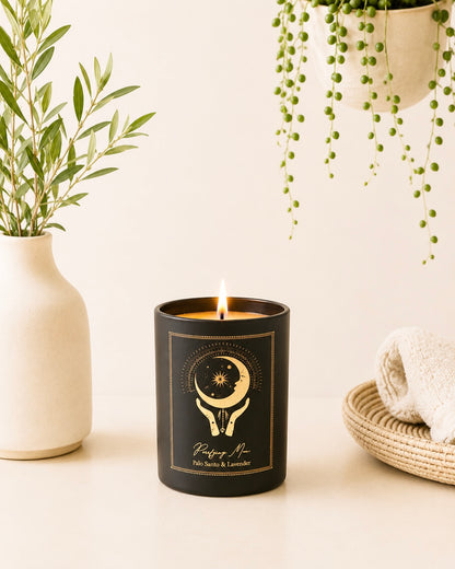 Bougie pour les rituels de pleine lune