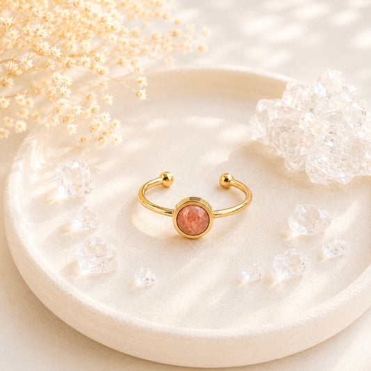 Bague Iris : Pierre de soleil