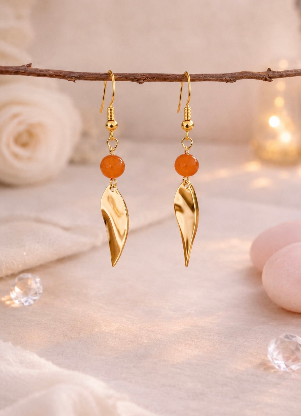 Collection Alice : l’aventurine orange