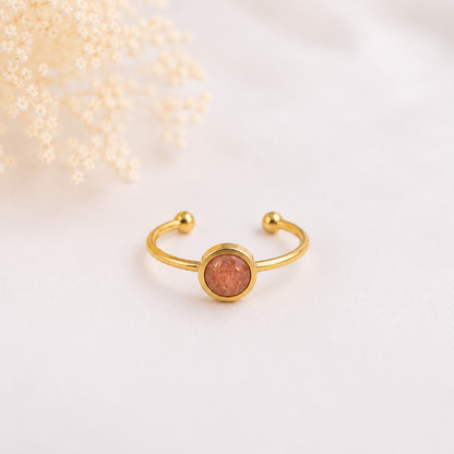 Bague Iris : Pierre de soleil