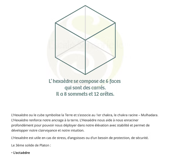 Cubes géométrie sacrée , cubes de Platon 💕