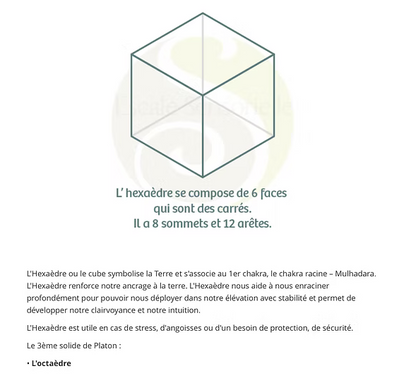 Cubes géométrie sacrée , cubes de Platon 💕