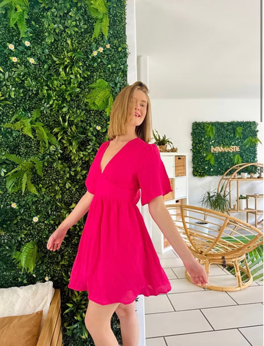 Robe Georgia fushia 🇺🇸💕