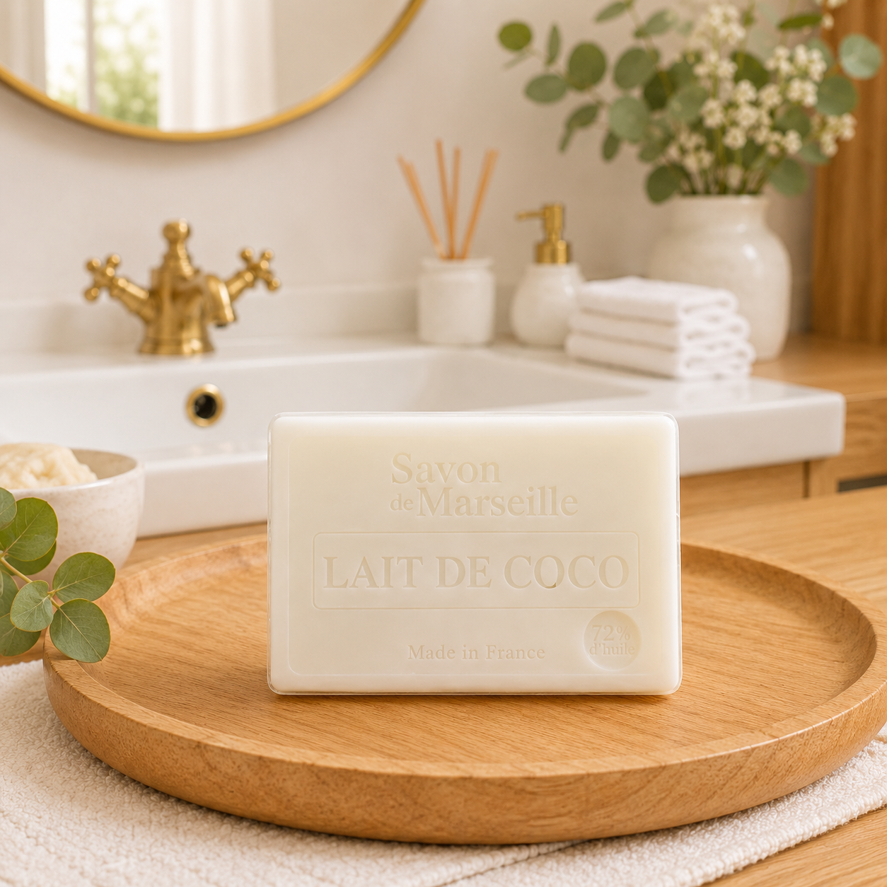 Savon de Marseille au lait de coco 🇫🇷
