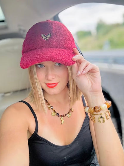 Casquette Polaire bordeaux