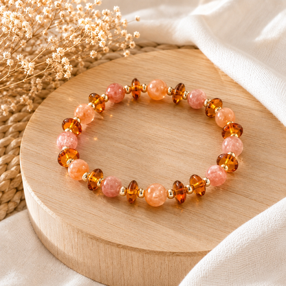 Synergie solaire : ambre / pierre de soleil