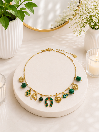 Collier petit tonnerre 💚