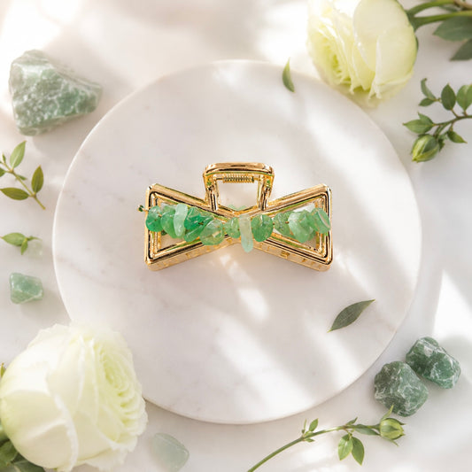 Pince aventurine verte 💚