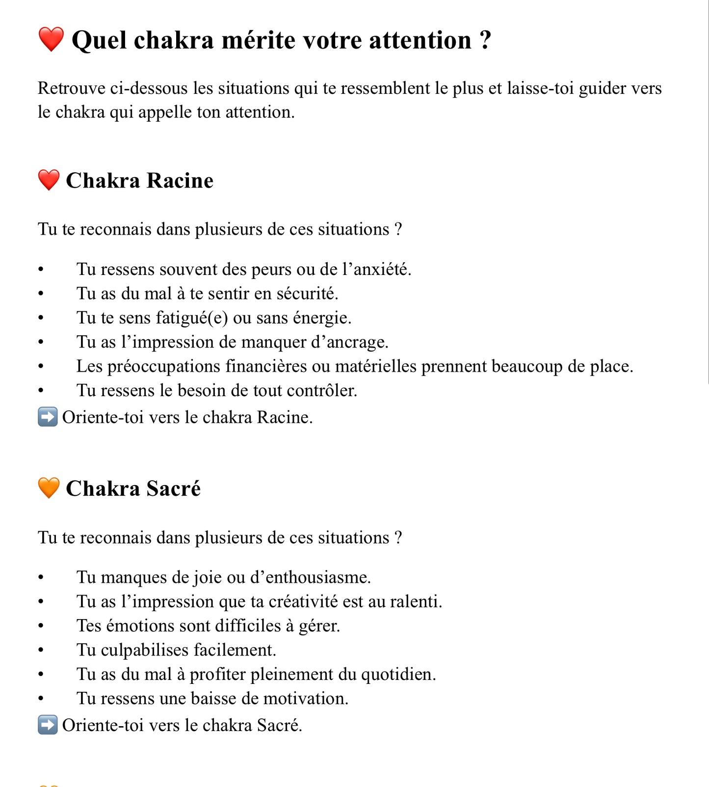 Coffret Chakra Sacré