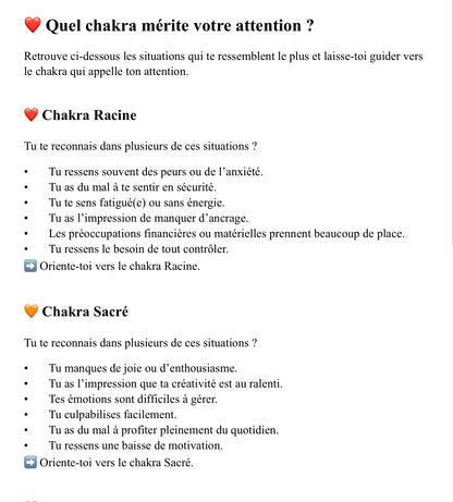 Coffret Chakra Sacré