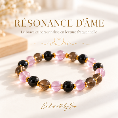 Résonance d’âme ✨ Braceket personnalisé en lecture Fréquentielle