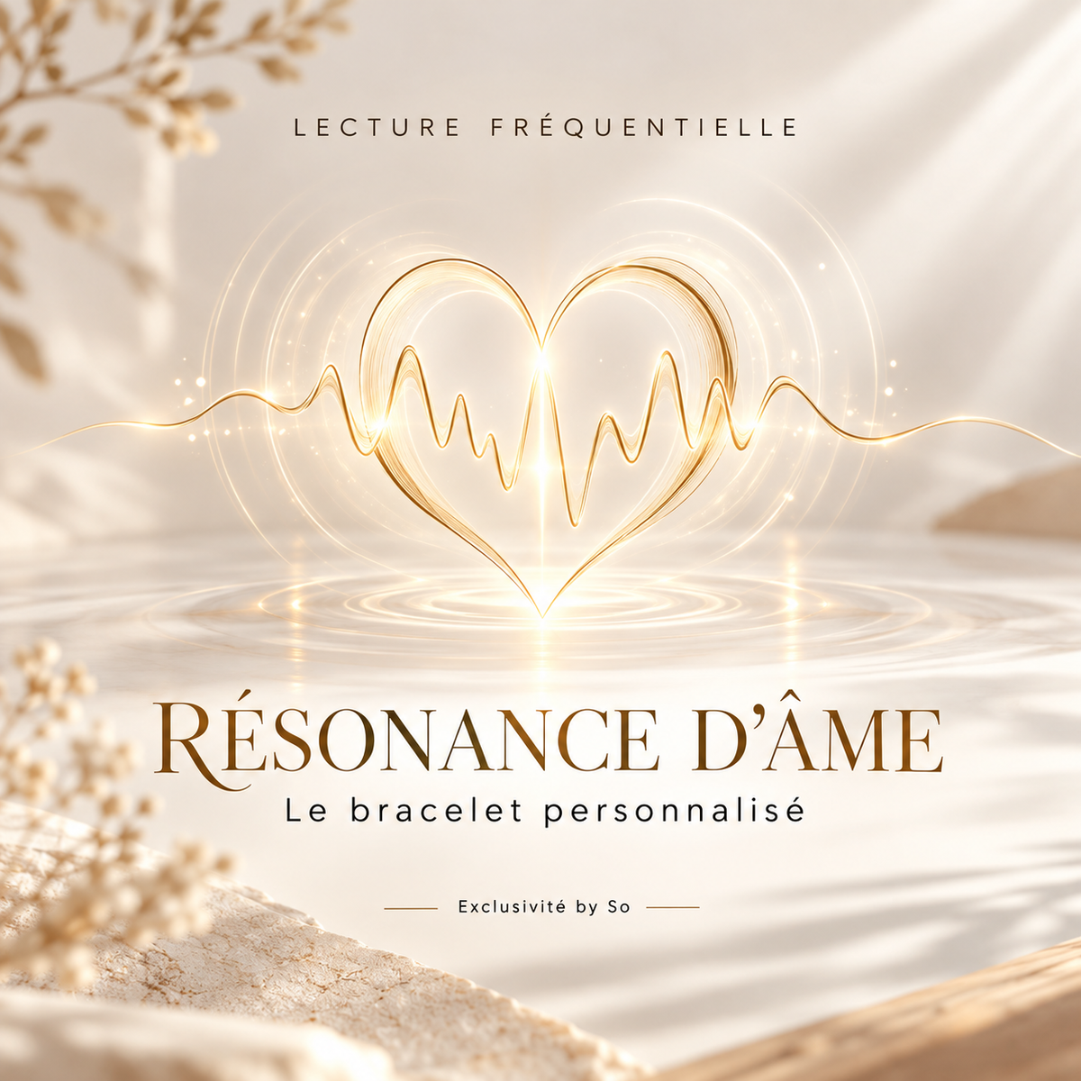 Résonance d’âme ✨ Braceket personnalisé en lecture Fréquentielle
