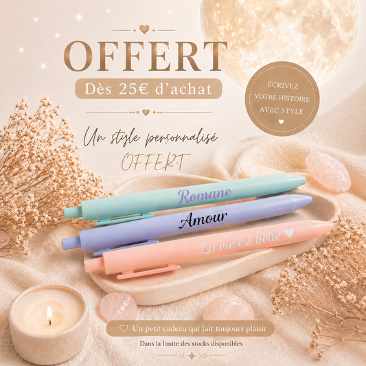 Stylo personnalisable 🎁 Dès 25 euros d’achat