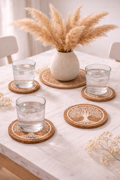 Dessous de verre en liège X 6
