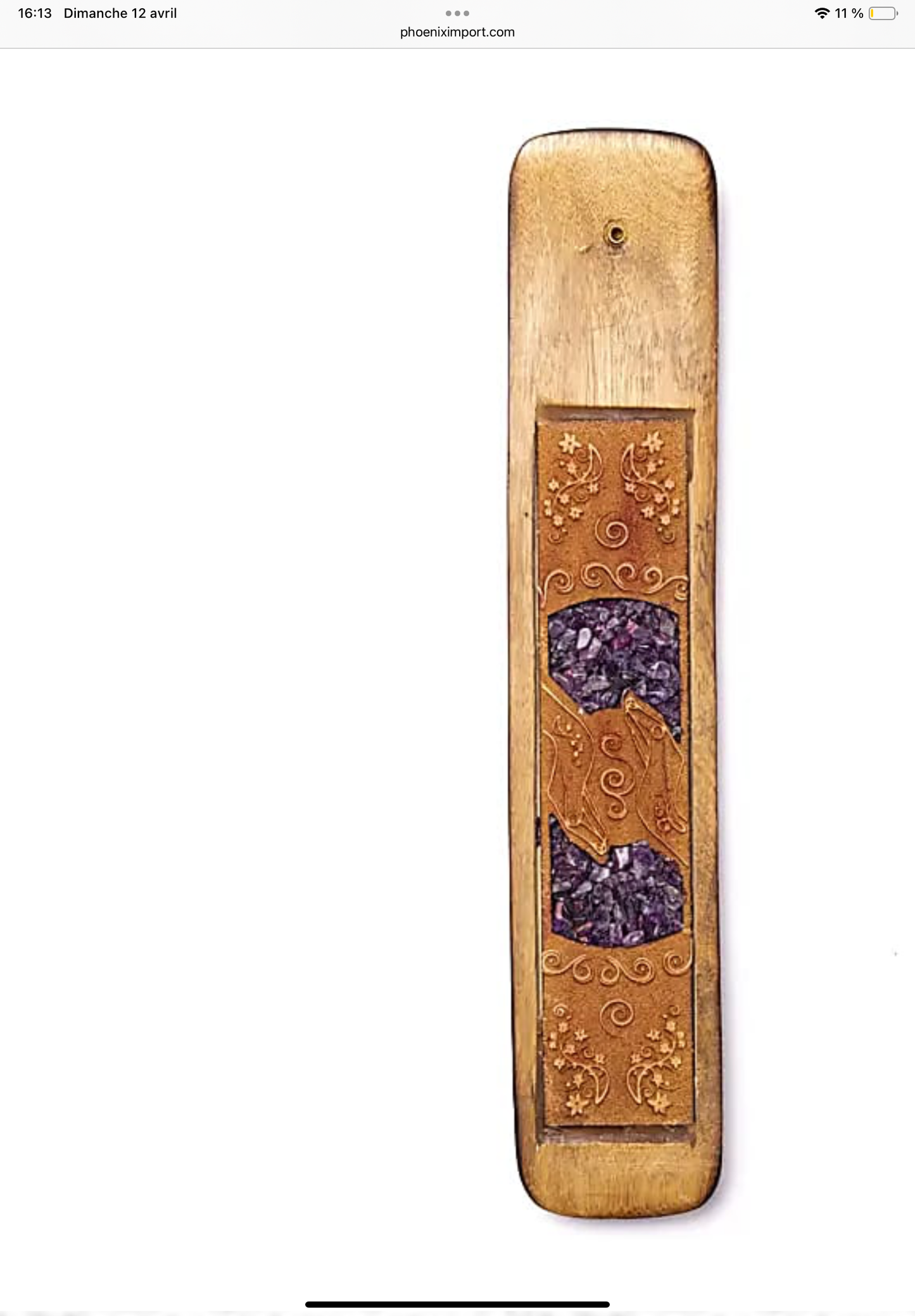 Porte encens en Améthyste 💜